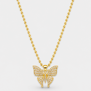 Crystal Butterfly Necklace