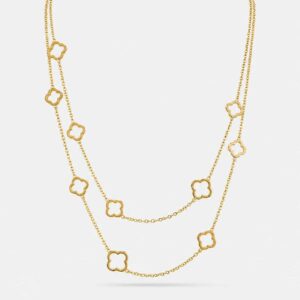 Gold Layered Clover Necklace